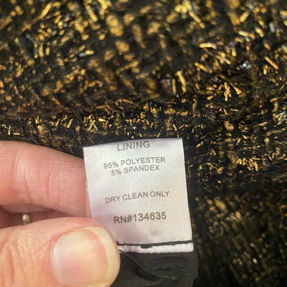 Minuet Strapless Metallic Black Dress sz M & L Barbiecore for Special Occasions - Picture 6 of 7